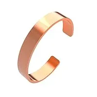 bracelet en cuivre naturel massif de 10 mm sans aimant design simple