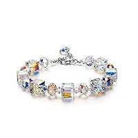 maiyy wh personnalité tendance naturelle bracelet couples carré bracelet cristal coloré
