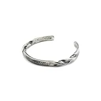 orus bijoux - bracelet jonc argent open your mind - taille : 21cm