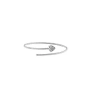 salvini minimal pop bracelet en or blanc avec diamant 20084340