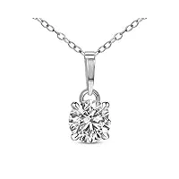 pendentifs pendentif diamant naturel 1/3 carat en or 14 carats pendentif diamant collier pour femme de qualité ik-i3