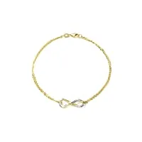 amor , bracelet or jaune pas un bijou femme, bicolor, 19-2014324