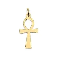 pendentif "croix egyptienne"plaqué or 750/000 garanti