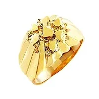 bague femme 10 ct or 471/1000 roi nugget
