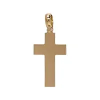 holyart croix latine pendentif lisse or 18k 5,13 gr