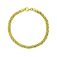 bracelet palmier rond or 750/1000