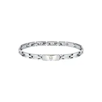 maserati jewels bracelet homme, en acier inoxydable, pvd or rose - jm121atk12