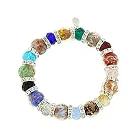 glass of venice bracelet extensible murano symphony - multicolore
