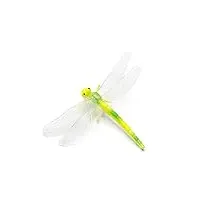 miniblings libellule broche libellule odonata dragonfly animaux jaune/vert – bijou fantaisie fait main i pin's badge badge