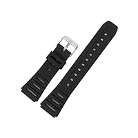 fangfang trusttwo bracelet d'interface spéciale bracelet de rechange en caoutchouc noir ca-53w wl-100 w-741 w-720-1 source des hommes (band color : black)