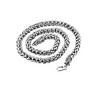 beydodo chaîne collier argent 925 homme, chaîne de dragon 50 cm largeur 8mm collier hip hop pour homme