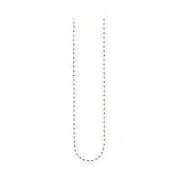 bijoux obrillant-bijoux - collier sautoir en plaqué or fine perles miyuki rouge