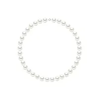 pearls & colors - collier rang de véritables perles de culture d'eau douce rondes 12-13 mm - taille exceptionnelle - qualité aaa+ - disponible en or jaune & or blanc - bijou femme