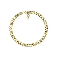 michael kors - collier premium en laiton doré avec cristal pour femme mkj7835710