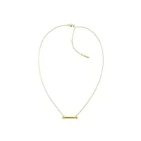 calvin klein collier pour femme collection elongated linear - 35000015