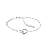calvin klein bracelet en chaîne pour femme collection sculptured drops - 35000076