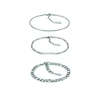 calvin klein bracelet en chaîne pour femme collection linked - 35700003