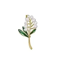 broche Épingles broche perle vintage corsage pour femmes accessoires pour femmes pin bow tie broches pins (color : a)