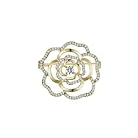 zhangxin camellia brooch women's design sense suit clothes accessories pins (couleur: a, taille