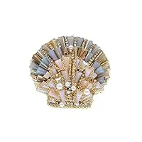 dames broche,broches et pin's,broches de coquille faites À la main pour les femmes perle perle bijoux broche accessoires cadeau de luxe