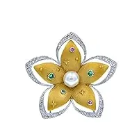 dames broche,broches et pin's,broches de fleur de zircone cubique de style baroque pour les femmes Élégantes bijoux de mariage broche d'hiver