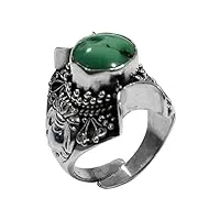 bague argent sterling 925 pierres précieuses turquoise pour hommes femmes filigrane designer ethnique fait main bijoux mode pour cadeaux bagues réglables