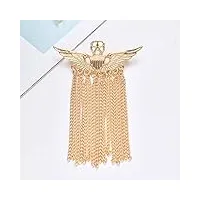ailes broches pour femmes accessoires étoile bouclier glands broche broches métal hommes badge mode bijoux cadeau