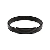 calvin klein bracelet en cuir pour homme collection circuit noir - 35000270