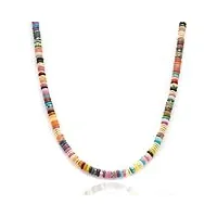 c.paravano collier arc-en-ciel | colliers bohèmes pour femmes | colliers de perles pour femme | collier de perle boho | colliers hippies | colliers de mode