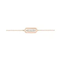 lucky one bijoux bracelet glamour diamant or rose 18 carats - joaillerie femme