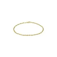 amor 2019974 bracelet pour femme doré 19 cm livré dans une boîte cadeau, 19 centimeters, or jaune, sans
