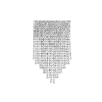 daperci broches wmen's or argent métal Étincelle strass gland broches for femmes fête bureau broche broches broches (color : silver, size : 3.46 inch)
