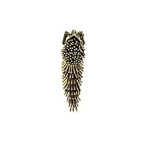 tbkoly vintage pangolin animal broches en métal for femmes hommes or argent partie casual broche pins cadeaux (color : gold, size : 3 inch)