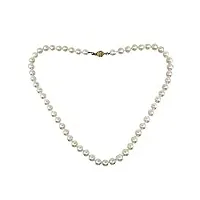 inmaculada romero ir collier collier 46 cm. perles cultivées de 7 mm. 18k femmes ferme