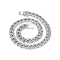 siwan collier s925 silver emphle's men's collier chain de réservoirs chaîne de fouet60cm