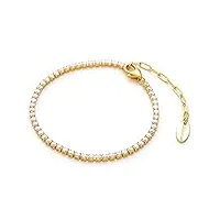c.paravano bracelet en or pour femmes | bracelet ajustable | bracelet plaqué or 18k pour femmes | bracelet pour filles | bracelet en cristal