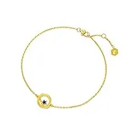 sudemota feng shui bracelet 24k or jaune planètes univers bracelet réglable chaîne en or espace femmes filles bijoux