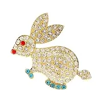 strass lapin broches for femmes animal pin cartoon enfants accessoires