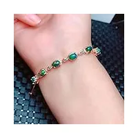 cazaru meilleur cadeau de mariage bracelet en opale 925 bijoux en argent bracelet en opale naturelle et véritable