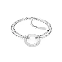 calvin klein bracelet en chaîne pour femme collection twisted ring en acier inoxidable - 35000336