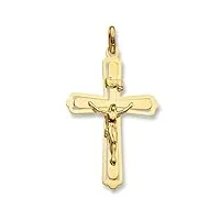 9ct or jaune crucifix pendentif