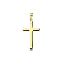 inmaculada romero ir croix pendentif gold 18k unisexe 31 mm. plat rectangulaire lisse