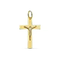 inmaculada romero ir croix pendentif christ pendant gold 18k unisexe 29 mm. lisa nuancée