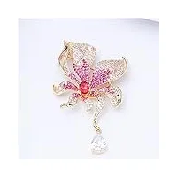 jaune rose fleur broche Épinglette insigne Épingles et broches pour femmes vêtements accessoires cadeaux vêtements accessoires