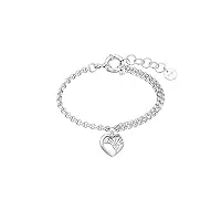 joop! bracelet pour femme en argent sterling 925 17 + 3 cm avec cœur livré dans une boîte cadeau 2033894, sans