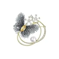 ovast brooches creative and personalized butterfly pin high-end clothing accessories shawl button delicate women's brooch pins for fashion brooches
