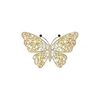ovast brooches fashionable and versatile golden butterfly brooch pin buckle accessories women's brooch handmade pins for fashion brooches
