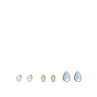 skagen 88742443 parure de bijoux pour femme en acier inoxydable et pierre de verre taille unique, taille unique