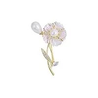 cazaru roses floral broches tempéramental et polyvalent corsage costume pins fixe accessoires féminins