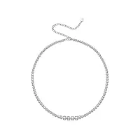 obcpd 1.2 collier moissanite carat pour femme 925 colliers de chaîne en diamant en argent sterling
